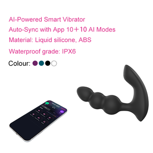 AI APP Control Dual Motor Prostata-Massage gerät mit flüssigem Silikon - Product Image 2