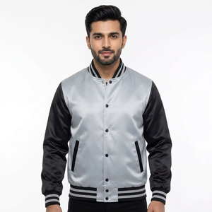 Wholesale Baseball Jacket Super Dry Custom Windbreaker Varsity Jacket <b>Man</b> Waterproof Plus Size Jackets - Product Image 1