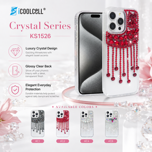 เคสโทรศัพท์มือถือ KingSoul พรีเมียมหรูหรา ดีไซน์เพชรเต็มตัว วัสดุ TPU+PC+กระจก พร้อมห่วงแม่เหล็กกันกระแทก ตกแต่งด้วยกลิตเตอร์ - Product Image 5