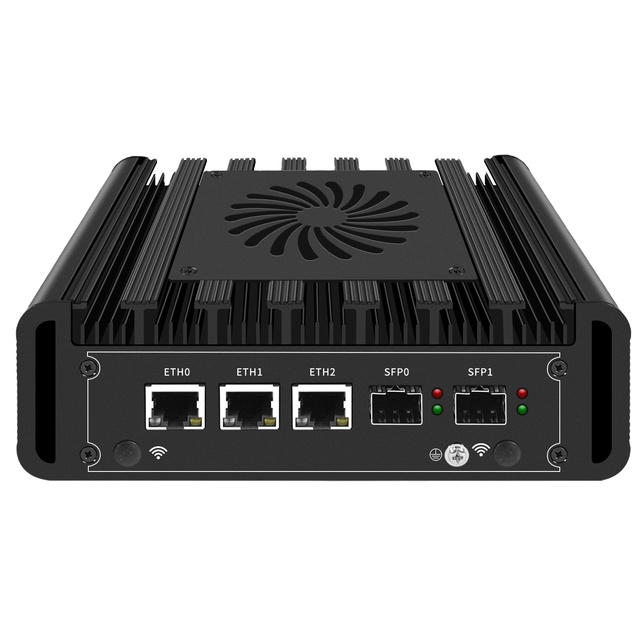 BKHD L Mini PC Intel N100 N150 N355 3x2.5G Lan  2x10G SFP+ Router  Network Appliance WIFI 4G/5G HD DP 4K 60HZ Linux H31F GPIO