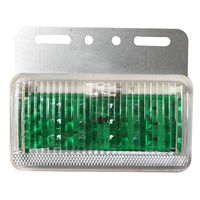 Aolittel YJ-4010 28 LED Feu de signalisation latéral de sécurité pour camion, lumière universelle pour voiture 24V 12V 126X105X19mm