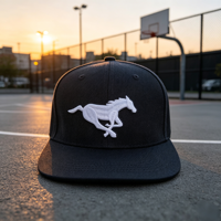 Casquette de baseball vintage en sergé de coton à 6 panneaux avec logo personnalisé, broderie et visière plate, pour homme, club de golf, avec bande anti-transpiration absorbant l'humidité