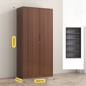 ארון פלדה משרד פלדה 4 דלתות ארון אחסון מתכת עם ארון ברזל דלת זכוכית לסדנה ובית הספר - Product Image 4