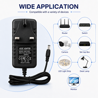 Adaptateur secteur portable AC/DC fiable ODM/OEM 5V 2A 10W avec prise DC 5,5x2,1mm, large compatibilité, prise murale UK