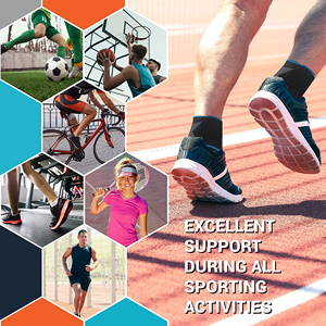 Có Thể Điều Chỉnh Đàn Hồi Mắt Cá Chân Brace Bọc Nén Hỗ Trợ Dây Đeo Mắt Cá Chân Hỗ Trợ Cho Sưng Bóng Rổ Bóng Đá Chạy - Product Image 6