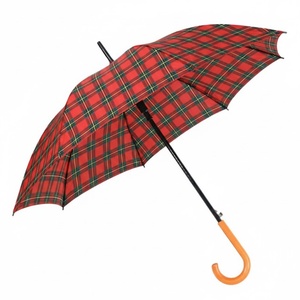 Large Size Windproof Straight <b>Umbrella</b> for Men With Fiberglass Ribs Black Color Heavy Duty Outdoor Rain Protection - Product Image 1