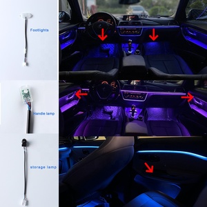 Venta al por mayor Interior LED Luz Ambiental Interior Coche Interior RGB o Sinfonía Dinámica o Estática Universal Atmósfera Decoración Iluminación - Product Image 3