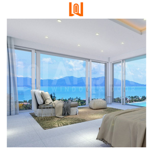 WANJIA Fabricant de portes coulissantes en plastique pour villa <span class=keywords><strong>Porte</strong></span> de cuisine en <span class=keywords><strong>PVC</strong></span> à double vitrage <span class=keywords><strong>Porte</strong></span> coulissante à cloison - Product Image 1