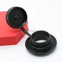 Valve d'eau en plastique noir TPU/PVC à bonne étanchéité pour sac à eau d'escalade, bouchon pour sacs de piscine