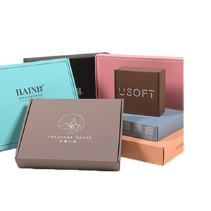 Custom Logo Logistics Shipping Cosmetic <b>Box</b> Corrugated Paper <b>Box</b> Double-sided Printing Film Covering Rigid Airplane Mailing <b>Box</b> - Product Image 6
