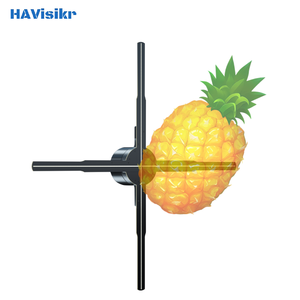 Thương mại 3D LED Holographic chiếu 50cm Wifi Stereoscopic hoạt hình văn bản bóng quảng cáo ngoài trời Máy nghe nhạc - Product Image 1