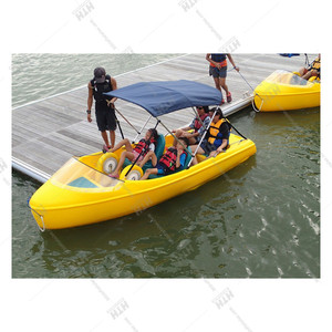 <span class=keywords><strong>Barco</strong></span> de paleta para niños, <span class=keywords><strong>barco</strong></span> de Pedal de agua para 4 personas, parque de atracciones de fábrica - Product Image 5