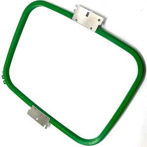 Ricamo telaio verde cerchio per ricamo abbigliamento parti macchine tessili telaio ricamato cerchio 42x40 - Product Image 5
