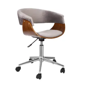 2023 sedia da scrivania in velluto di lusso sedia da scrivania piccola sedia girevole regolabile per il trucco dell'ufficio domestico