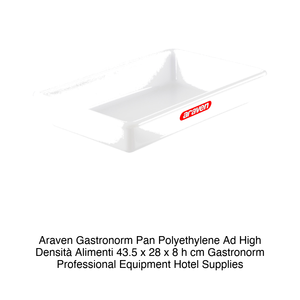 Recipiente para Alimentos de Polietileno de Alta Densidad 43.5 × 28 × 8 h cm, 5 L Araven - Product Image 2