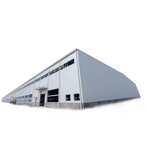 Kostengünstiges vorgefertigtes Metall-Halle-Gebäude Stahlkonstruktion Preis Warenlagergebäude