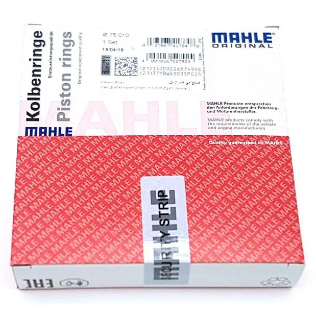 Piezas de maquinaria de construcción para anillo de pistón MAHLE 0M 352 98MM 00445N2 para Mercedes-Benz