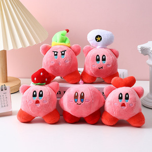 Stock <span class=keywords><strong>espada</strong></span> <span class=keywords><strong>Kirby</strong></span> estrella <span class=keywords><strong>Kirby</strong></span> juguetes de peluche llavero suave Animal relleno muñeca dibujos animados Rosa peluches muñeca almohada juguetes para niños regalo - Product Image 1