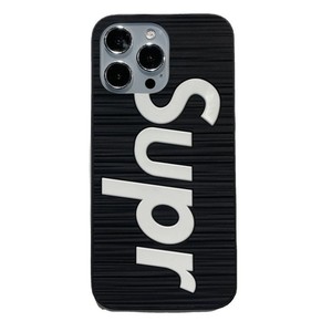 เคสโทรศัพท์ซิลิโคน 3 มิติ ยี่ห้อแฟชั่น SUPR สำหรับ iPhone 18 17pro max 11 XS ป้องกันการกระแทก ฝาหลัง OEM ผลิตตามสั่งจากโรงงาน - Product Image 6
