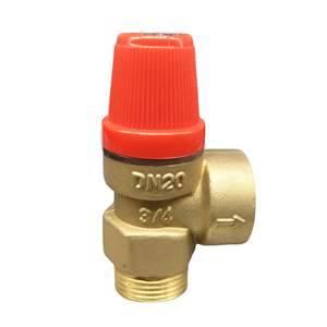 Válvula de Seguridad Ajustable DN20 3/4 para Liberación de Presión en Calentadores de Agua, Sistemas Solares y Calderas - Product Image 1