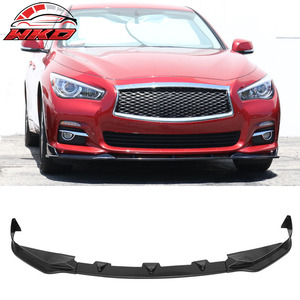 Compatible con Infiniti Q50 Modelo Base 14-17, Alerón Delantero para Parachoques, Sin Pintar, ABS, 3 Piezas, Accesorios Automotrices - Product Image 1