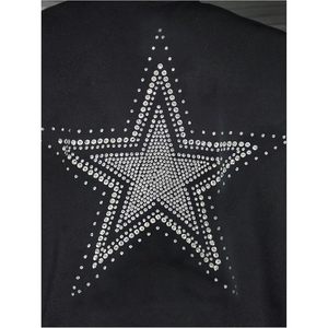 FOXA Men's <b>Rhinestone</b> Star <b>Crop</b> Tank <b>Top</b> Crewneck Cap Sleeve Vest Muscle <b>Tops</b> Streetwear - Product Image 5