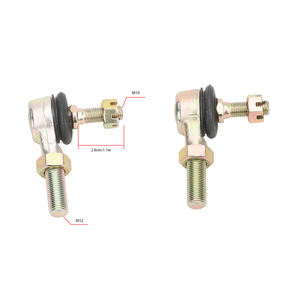 Une paire 28mm M12-M10 filetage mâle biellette rotule pour ATV 110cc 125cc Quad Dirt Bike Go Kart - Product Image 1