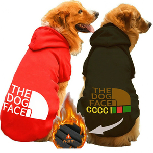 <strong>Hot</strong> Selling XS-9XL Classic Polyester <strong>Pet</strong> Hoodie for Medium to Large Dogs Winter Floral Design Coat Jacket for Puppy <strong>Clothes</strong> - Product Image 2