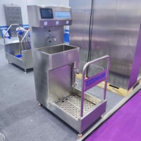 Station d'Hygiène Intelligente Cosink Professionnelle pour Lavage et Désinfection des Semelles, Haute Efficacité, Usage Individuel