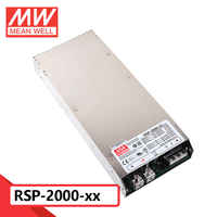 Alimentation à découpage Mean Well série RSP-2000, 2000W, type encastré, sortie simple 12V/24V/48V