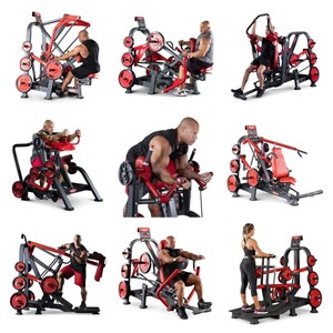 Équipement de fitness en acier Panata : Ensemble complet de machines de musculation pour squats, rameurs, presse pectorale, presse épaules, abducteurs de hanche - Product Image 3