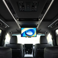 Moniteur de toit de voiture IPS 14 pouces pour Toyota Alphard Série 40 AH40 2024 FHD 1080P Lecteur MP5 Rabattable avec USB et Wi-Fi intégré
