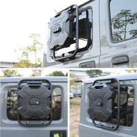 Support d'échelle latérale en aluminium, bidon en plastique de 10 L pour Suzuki Jimny 4X4, récupération tout-terrain, boîte de stockage d'huile d'urgence