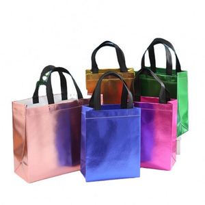 Bolsa de tela no tejida laminada con láser, reutilizable, personalizada, de materiales ecológicos, de alta calidad, a buen precio, al por mayor. - Product Image 1
