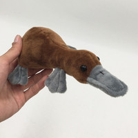 Jouet en peluche personnalisé en forme d'oiseau de mer (platypus) ultra doux en coton PP pour le soulagement du stress, lavable