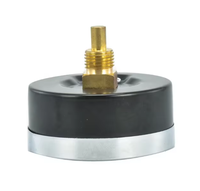 Thermomètre à double aiguille de haute qualité Double-An Y63 63mm avec boîtier en acier noir, manomètre à tube Bourdon haute température 0-10 bars