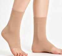 Chaussettes de sport à compression 20-30 mmHg unisexe, soutien de la cheville, réduisent l'enflure et soulagent la douleur