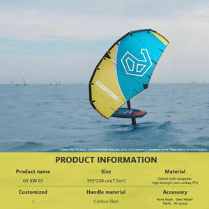 Kite de surf pour débutants 7,5 m, Wingfoil, Parapente aquatique, Kitesurf, Planche de surf, Efoil, Hydrofoil - Product Image 3