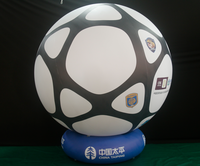 Ballon gonflable publicitaire personnalisé, grand ballon de football gonflable, ballon de football gonflable pour jeu, événement, décoration commerciale