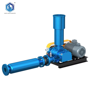 High Pressure Three Lobe Roots Blower for Aquaculture Fish <b>Pond</b> Oxygenation 7.5KW Low Noise Aerator <b>Vacuum</b> Aeration Roots Blower - Product Image 1