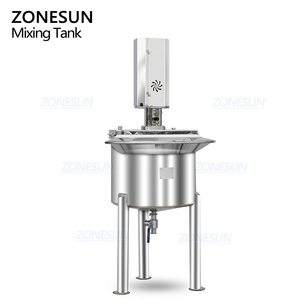 Réservoir de mélange de liquide chimique cosmétique personnalisé en acier inoxydable ZONESUN ZS-MB320L avec agitateur de type fouet - Product Image 6
