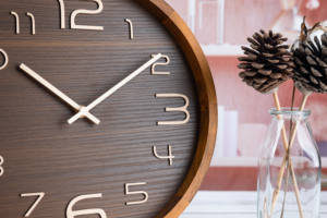 3D цифры Глубокий деревянный тон цвета домашний декор деревянные настенные часы - Product Image 3