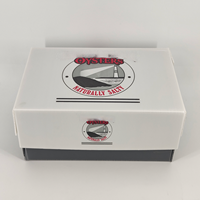 Boîte d'expédition en plastique ondulé réutilisable et écologique MFPP avec couvercle, empilable, étanche, pour sushis, nouilles, jus, chewing-gum