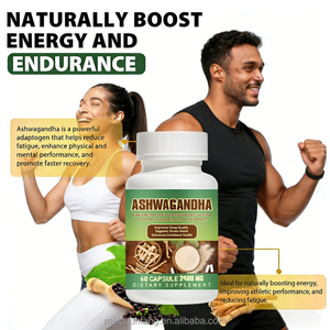 Suplementos de Ashwagandha 2400mg con Pimienta Negra, Vitamina B12 y B6, Máxima Absorción, Alivio del Estrés, Rendimiento Atlético, Cápsulas para Adultos - Product Image 4