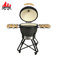 Barbecue Kamado en céramique XXL 24 pouces, directement de l'usine KIMSTONE, barbecue au charbon de bois de haute qualité pour jardin, cour, terrasse