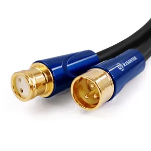 RASANTEK kabel mikrofon Aux Digital, kabel Audio tembaga murni HIFI 2 Core wanita laki-laki XLR ke XLR 3 Pin XLR