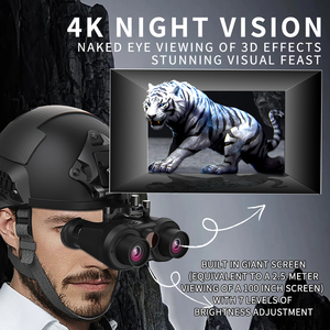 3D VR con binoculares <span class=keywords><strong>de</strong></span> visión nocturna a ojo desnudo 100% oscuridad foto y vídeo visión nocturna infrarroja alcance casco montado para <span class=keywords><strong>caza</strong></span> - Product Image 6