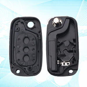 車のキーシェル ABS <span class=keywords><strong>2</strong></span> ボタン スマートリモートキーケース ブラック用 - Product Image 6