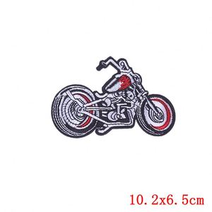 Hot Sell Stock Iron on Punk Style Motorcycle Patch for Clothing Bag Decoration - Product Image 4