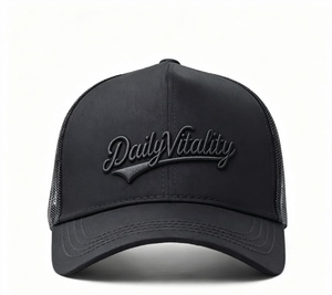 Gorra Trucker de Malla Transpirable Personalizada con Bordado 3D Daily Vitality, Ajustable, Unisex, para Deportes al Aire Libre - Product Image 1